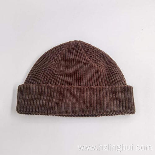 FISHERMAN WINTER BEANIE HAT Warm knit soft hat